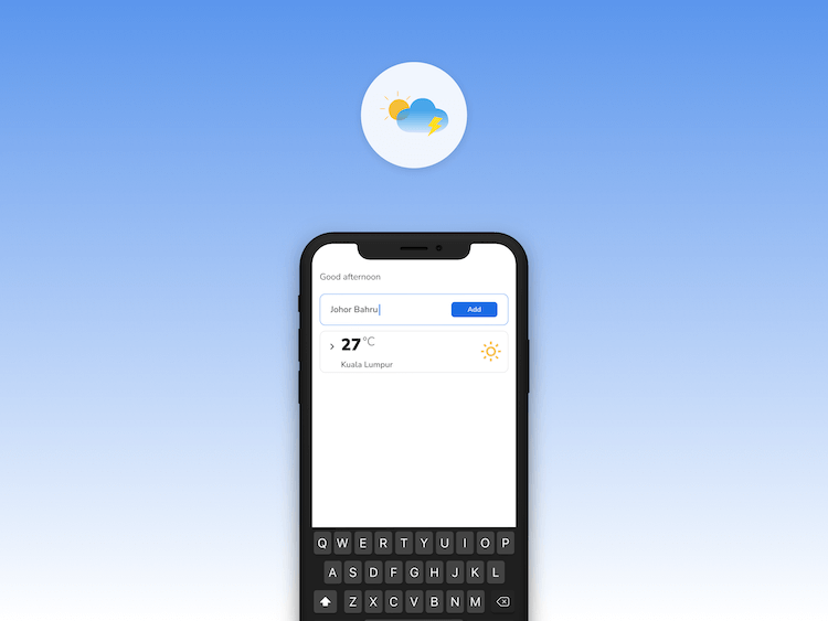 Photo of the project Weather App